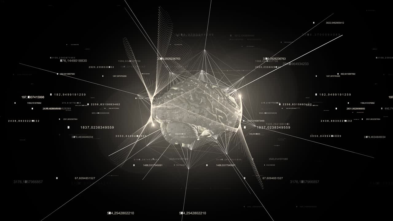 Abstract Brain Background 4K