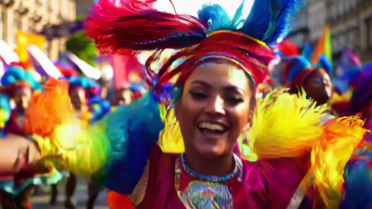 Canlı Karnaval Geçit Töreni