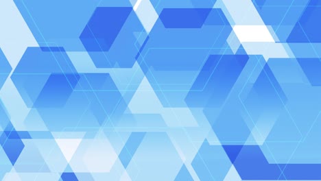 abstracto fondo hexagonal limpio, animación de fondo simple y brillante. hermoso diseño de movimiento. los conceptos de negocios, finanzas, tecnología, futurista, internet, datos, fibra óptica, velocidad, inalámbrico, web, móvil, sin costuras, en bucle