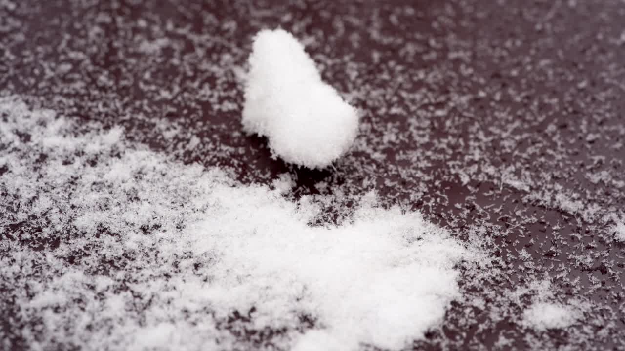 día de nieve en los suburbios de nueva jersey