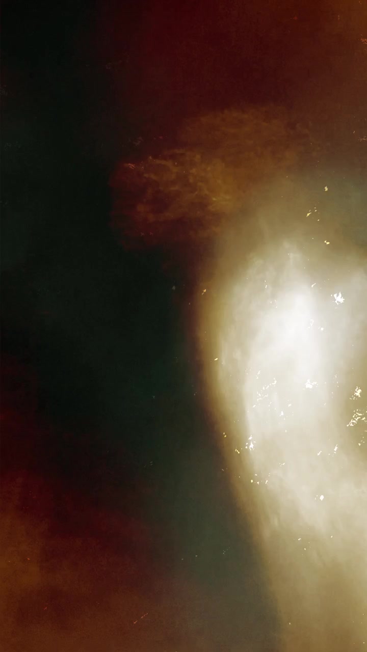 Vazamentos de Luz Abstratos e Partículas em Fundo Escuro