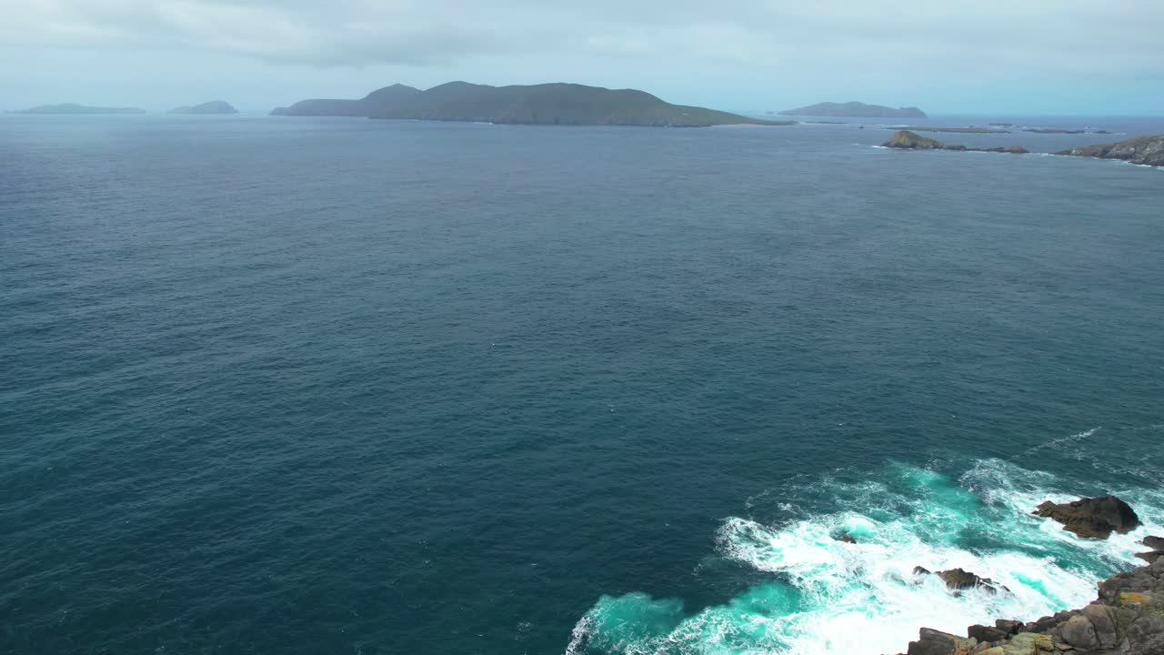 Blasket Islands and Blasket sound from Slea Head Dingle Kerry on the Wild Atlantic Way Ireland Epic Locations and beauty