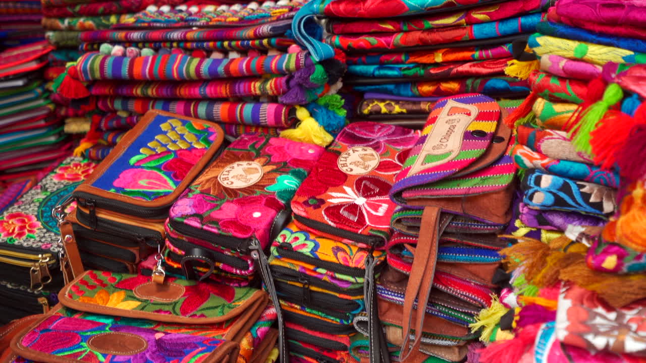 Artigianato al Mercato di Santo Domingo, Chiapas