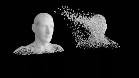 Moving-human-busts-on-black-background