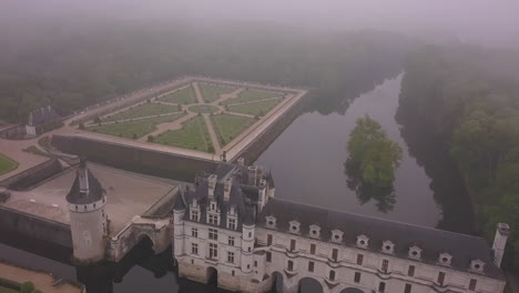 amazing aerial footage over a french chateau