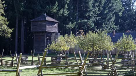 Fort-Nisqually-En-Un-Día-Soleado-En-El-Estado-De-Washington