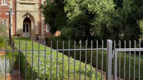 casa del gobierno de perth, australia occidental - puerta a la entrada de cerca