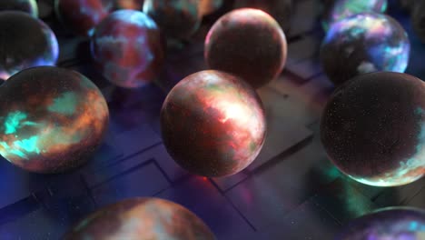 abstract cosmic spheres