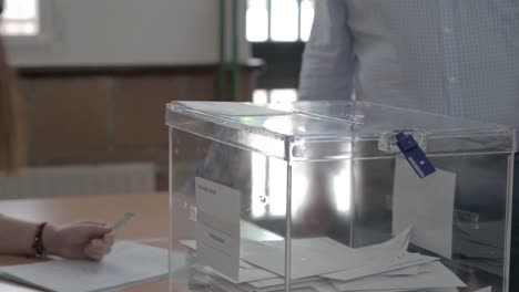 Hand-of-a-voter-dropping-their-ballot-into-an-election-box