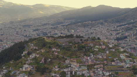 Panecillo-Downtown-Quito-City-Travelling-Aerial-View-.Ecuador