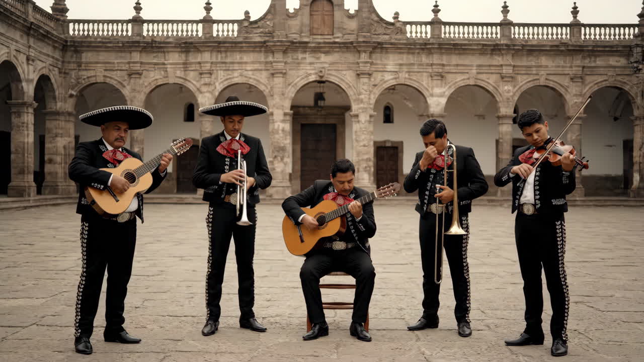 Mariachi band performing traditional Mexican music