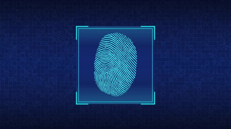 Digital Fingerprint Scanning for Biometric Security Authentication
