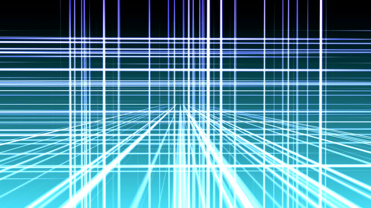 línea geométrica 3d en el espacio 4k