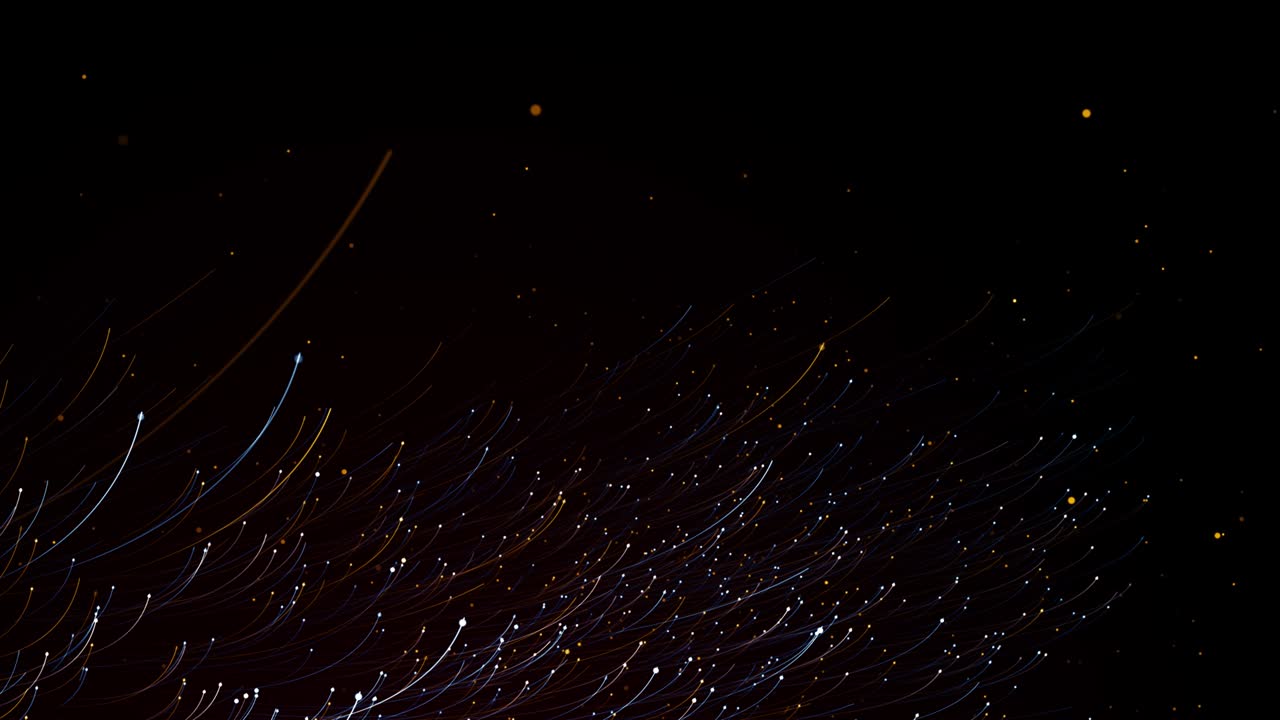 Particles dust abstract light bokeh motion titles cinematic background loop