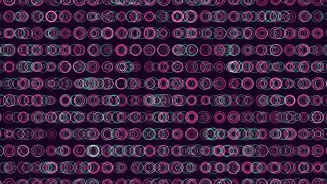 symmetrical circles vibrant patterns on black background