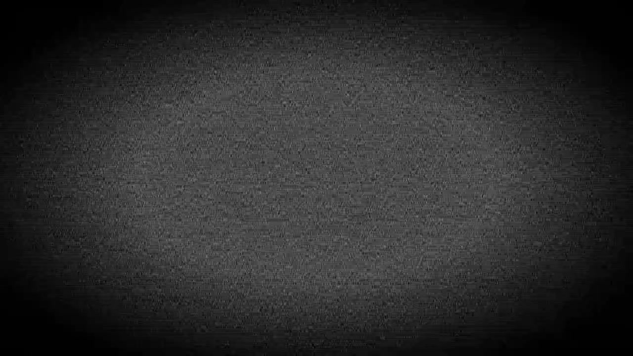 Analog Television Static Noise with Vignette Effect