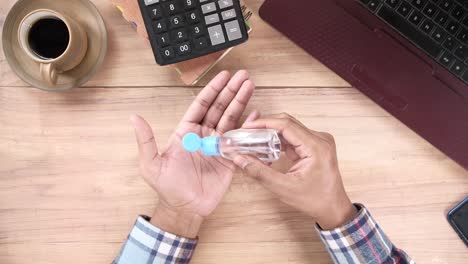 hand sanitization at workplace