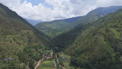 el hermoso paisaje de nepal rolpa