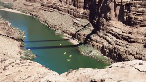 rafting down the colorado river