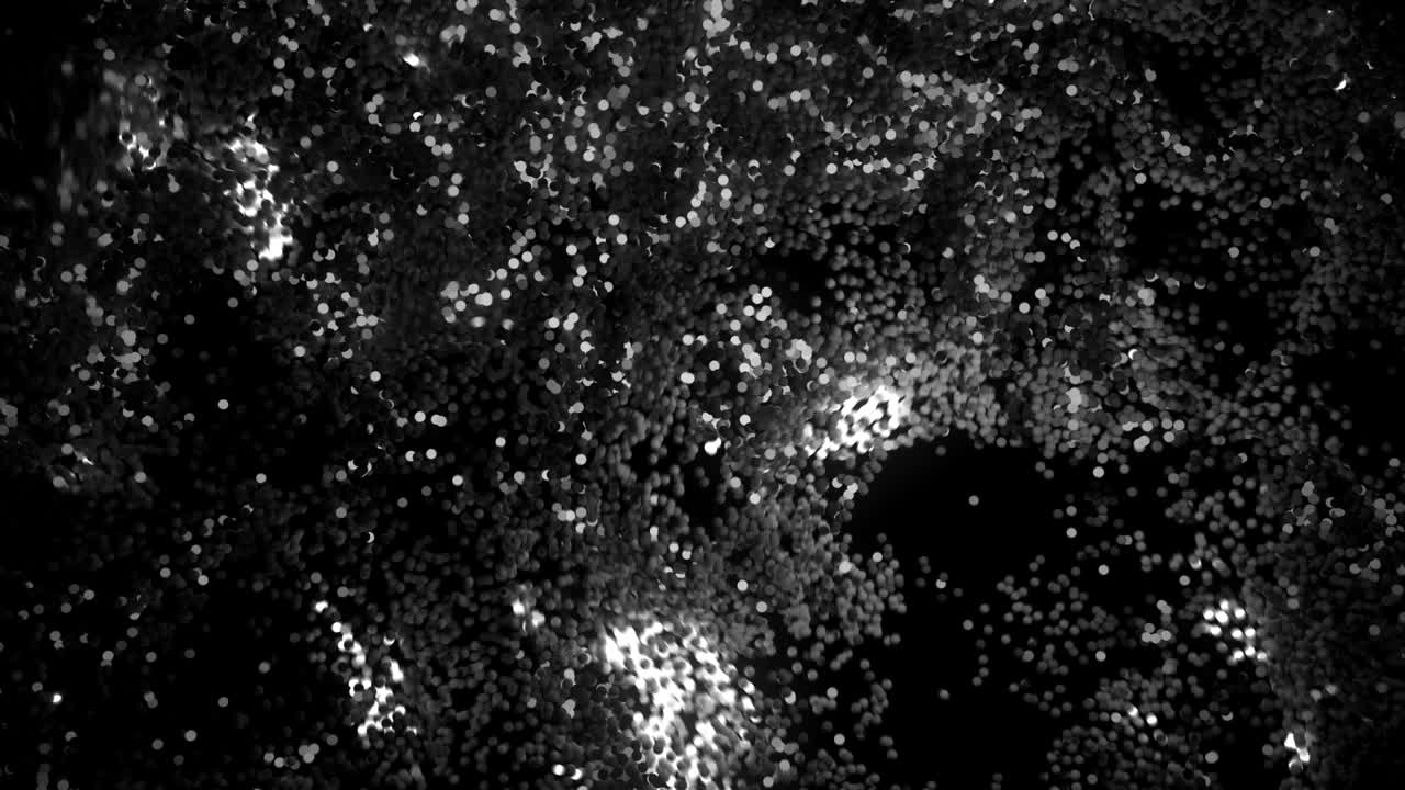 Particelle astratte luminose e tremolanti