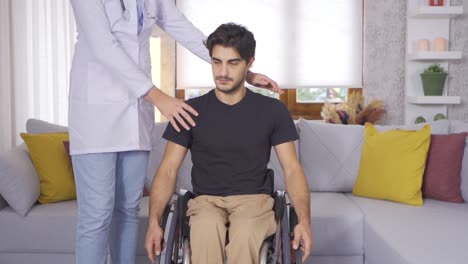 Disabled-patient-motivated-by-doctor-in-slow-motion.