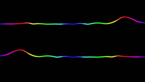 audio spectrum audio visualizer linear line motion graphics