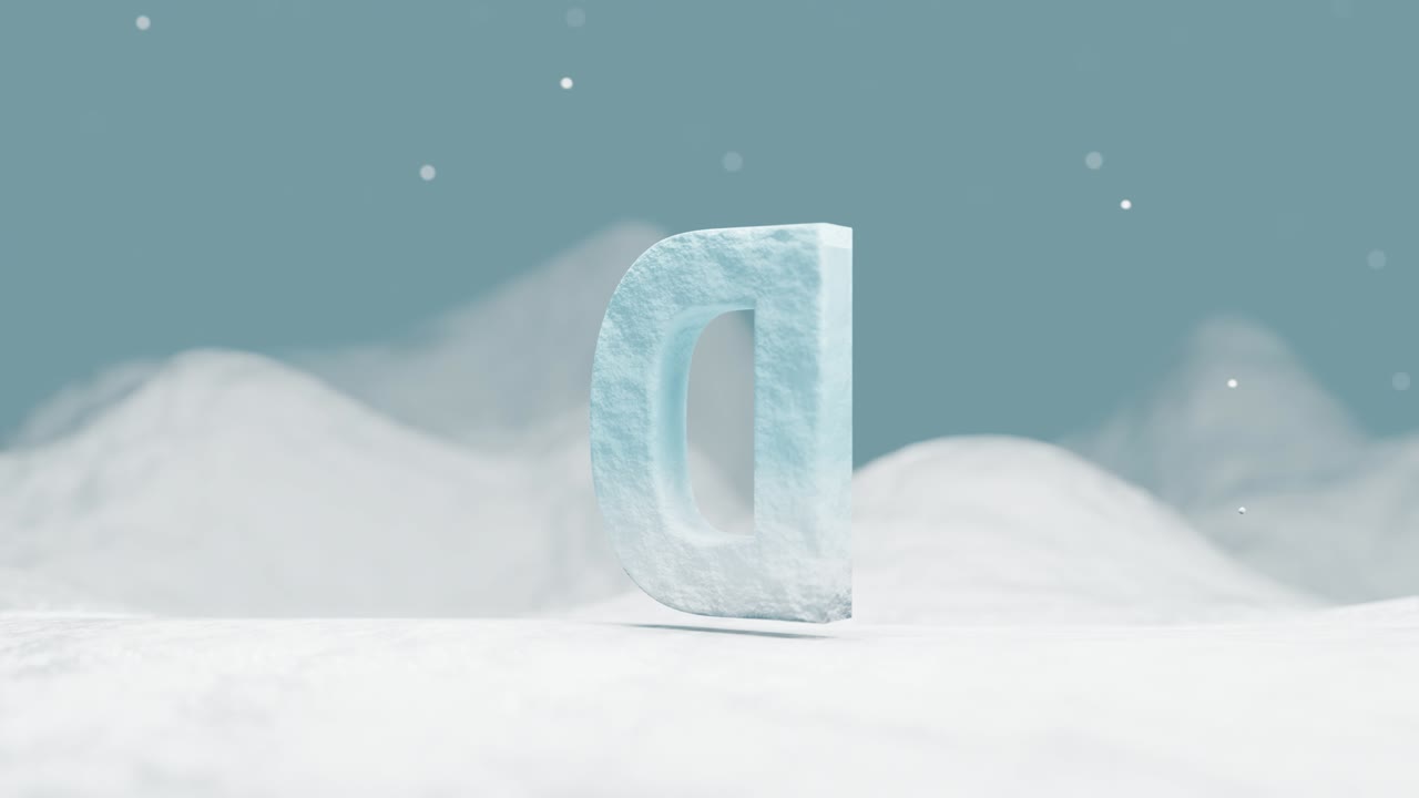 어린이용 영어 알파의 루프 애니메이션, 글자, 귀여운 알파, abc 만화 스타일, a에서 z, 모든 글자의 애니메이션, 3d 렌더링