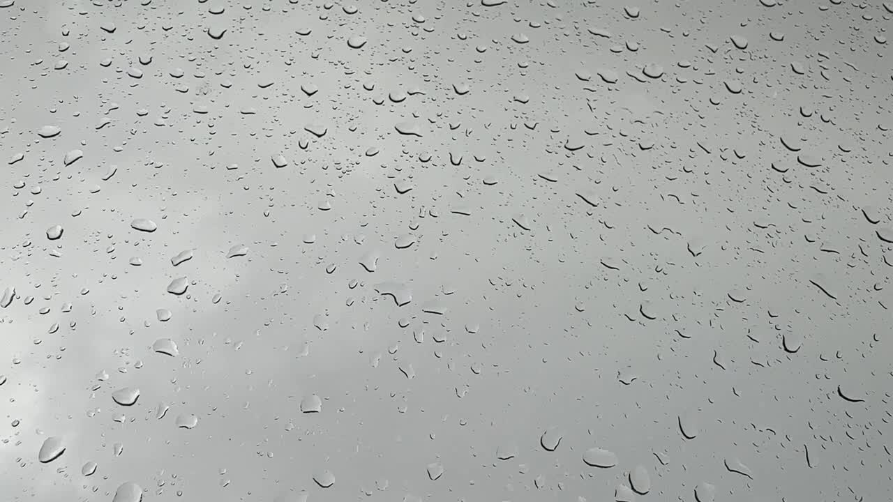 Weather, Nature, ASMR: Relaxing Raindrops On Glass Window