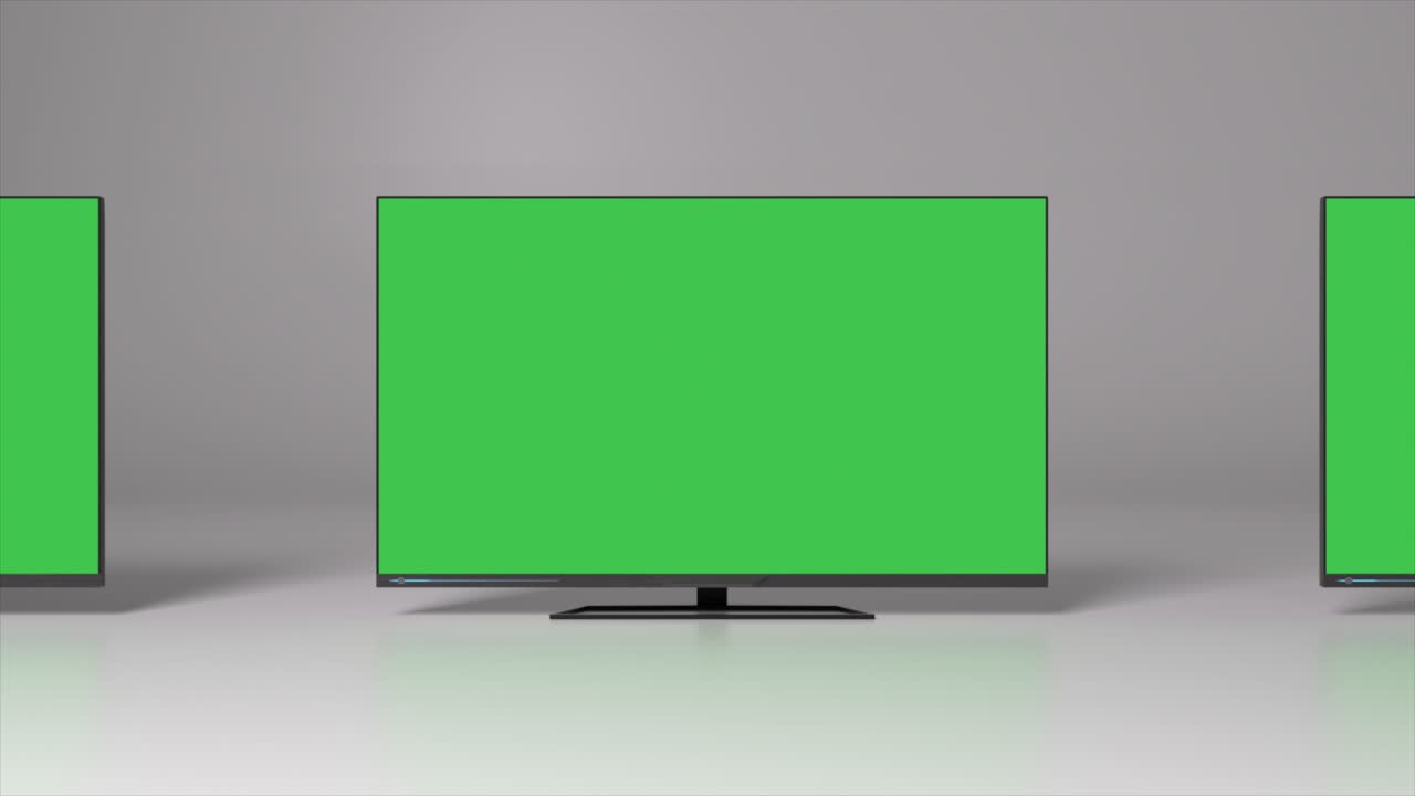 Two Green Screen TVs