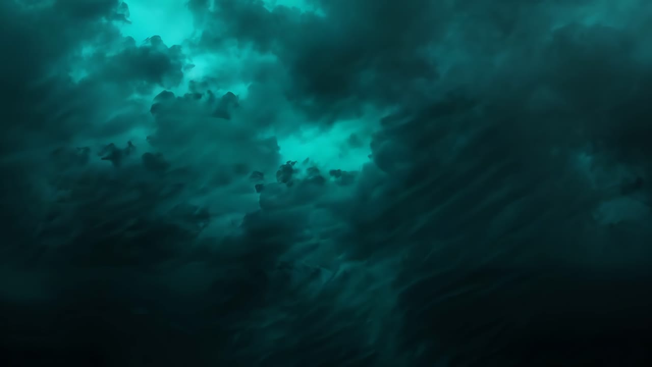 nubes de tormenta dramáticas