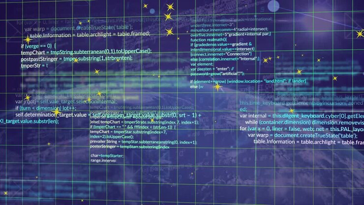 Animation du traitement des données sur le globe