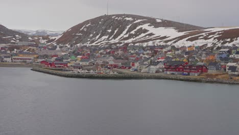 Picturesque Norwegian fishing villages with harbors and boats