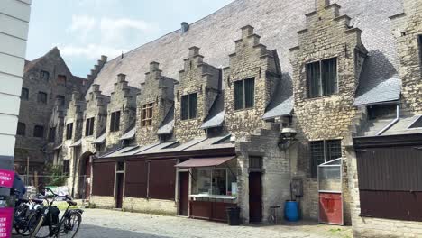 groot vleeshuis - closed great butcher's house with gothic