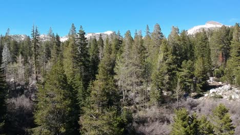 Drohnenantenne-Fliegt-Hoch,-Um-Die-Bergige-Kammlinie-Des-Lake-Tahoe-Zu-Enthüllen