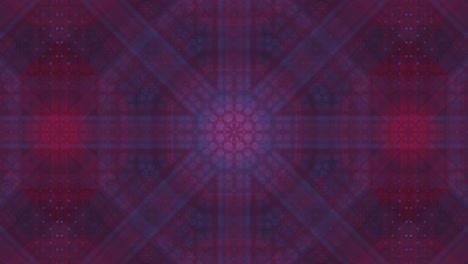 loopable kaleidoscopic abstract background in purple with swirling shifting geometric patterns and vibrant halftone dots – seamless motion design