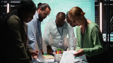 enterprise advisory board meeting late at night to assess risks