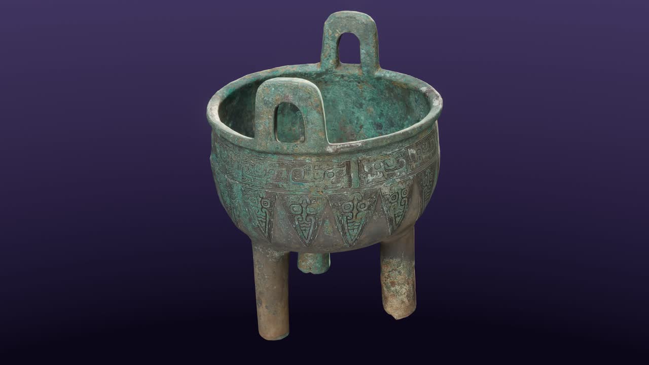 buque de comida ding, 12 c bce, cg, órbitas de la cámara