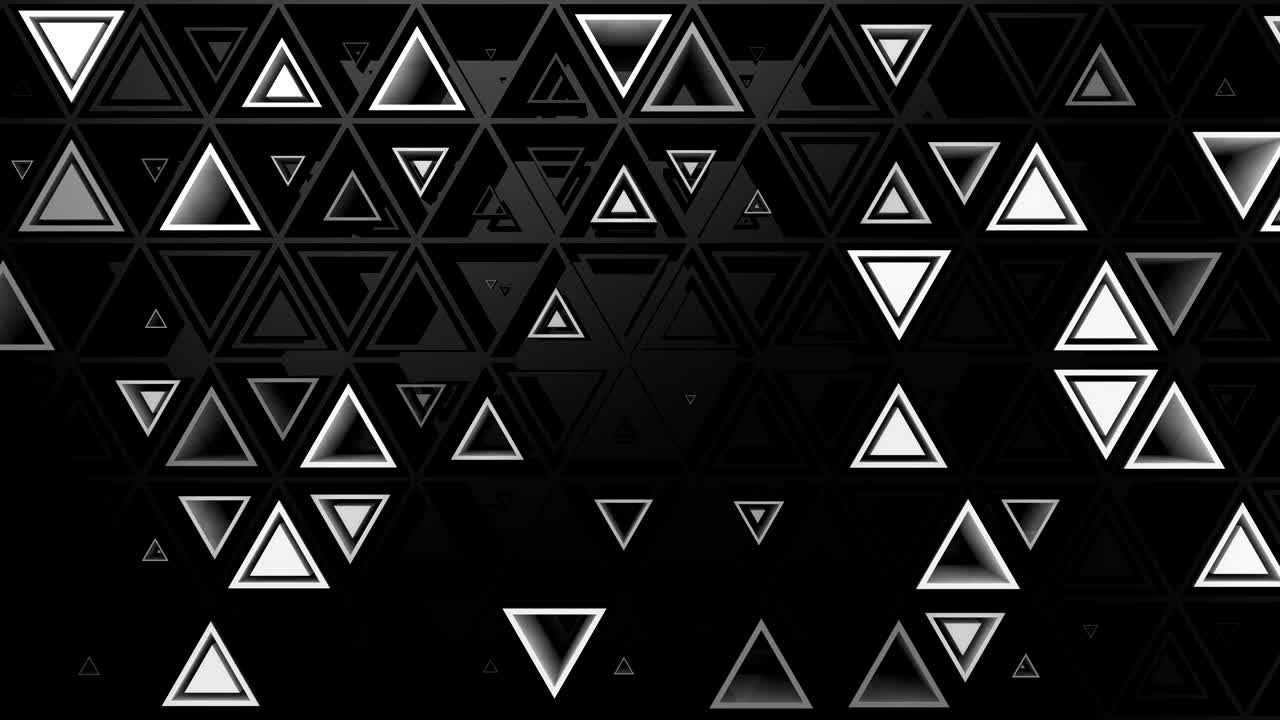 el fondo de los triángulos