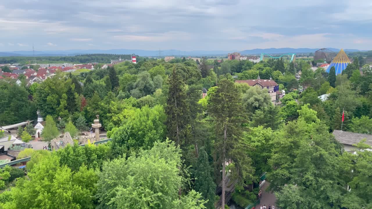 놀이 공원 공중 전망