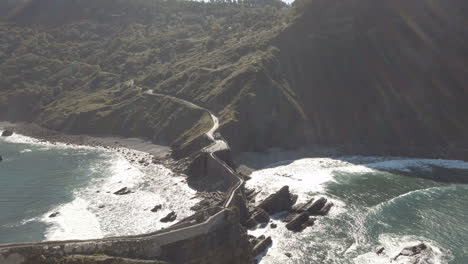 scenic coastal view with bridge