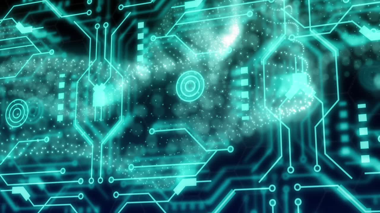 그린 메쉬의 애니메이션, 컴퓨터 회로판을 통한 데이터 처리