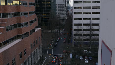 Downtown-Portland-Oregon-USA-America-with-cars-shot-in-4k-High-Resolution