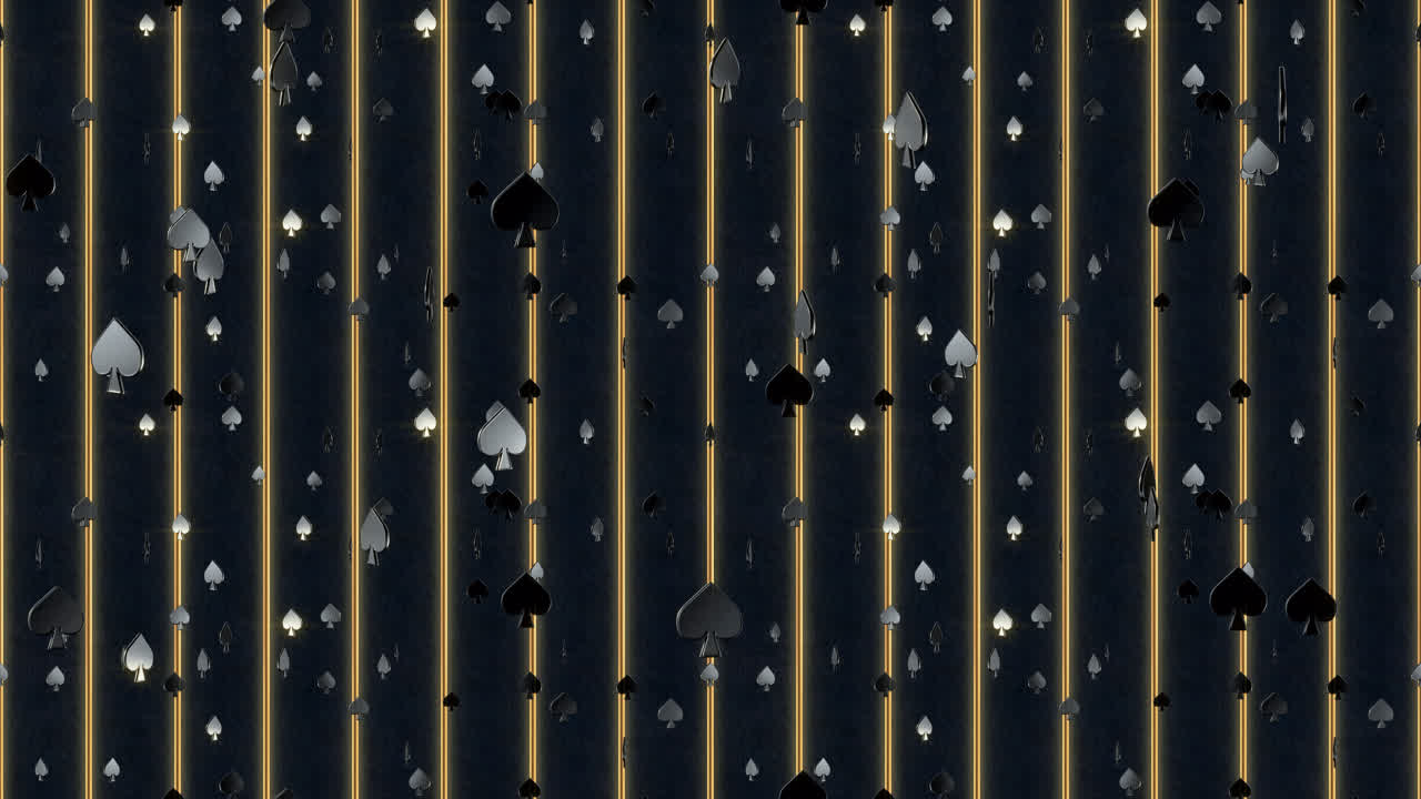 스페이드 루프 타일 배경이 떨어집니다.