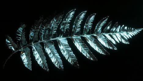 metallic fern detail