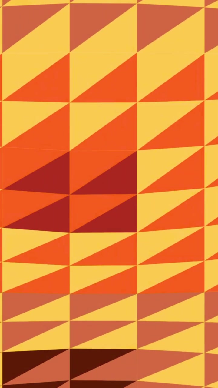 Dynamic Retro Geometric Triangle Pattern Background Loop