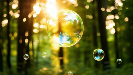 Bubbles in a Forest
