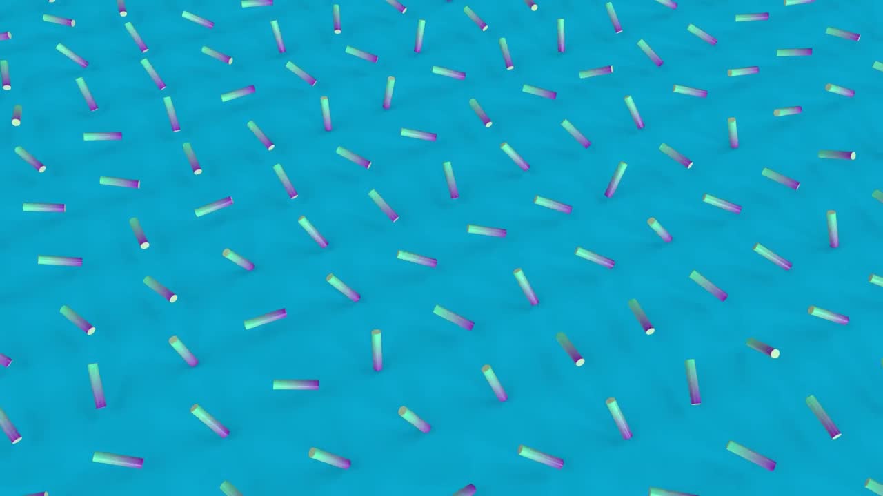 파란색 배경에 디지털 트럭의 애니메이션