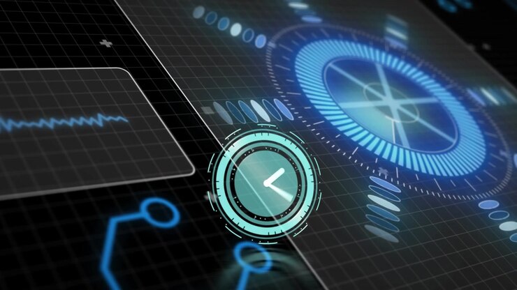 Global digital technologyconceptual video showing global digital technology