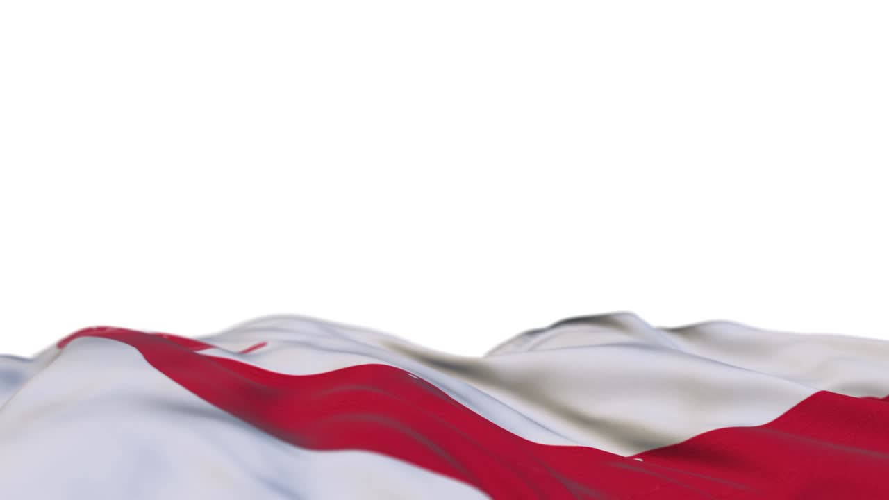 이스터 아일랜드 래파 누이 (easter island rapa nui) - 바람에 흔들리는 천 발 - 이스터 아일랜드 라파 누이 화 - 은 천 배너 - 반 채워진 색 배경 - 텍스트를 위한 장소 - 20 초 루프