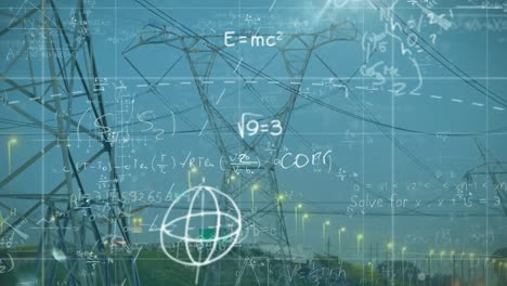 Ecuaciones-Matemáticas-Contra-Torres-De-Transmisión